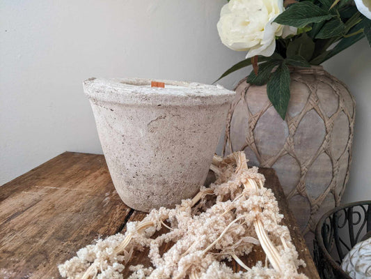 Rustic Cement Hand-poured Soy Wax Candle - Jasmine 400ml (F)